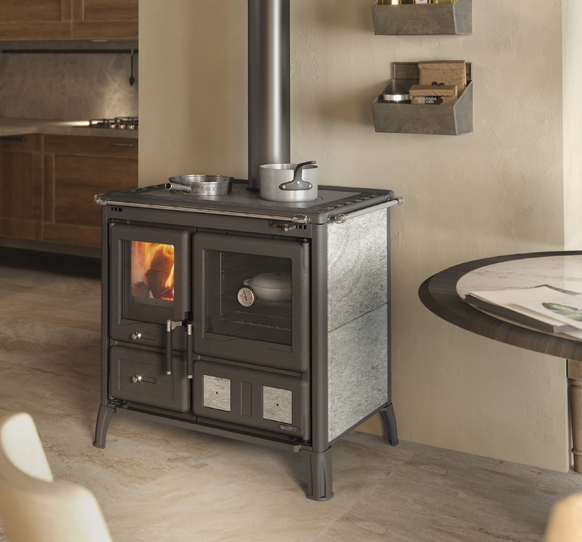 Piecyk na pellet  do domów pasywnych Dame Air Tight  6kW gardenia dettaglio box princ 0 - Piecyk na pellet  do domów pasywnych Dame Air Tight  6kW